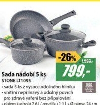 LT1095 SADA NÁDOBÍ 5KS STONE LAMART