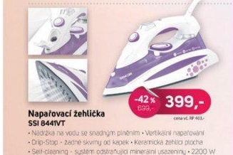 SSI 8441VT žehličkaSENCOR