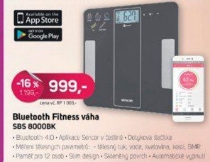 SBS 8000BK Osobní váhaSENCOR
