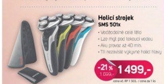 SMS 5011SL holicí strojekSENCOR