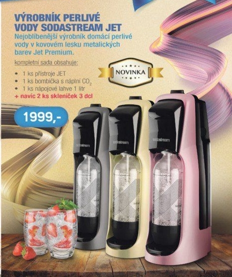 Jet PREMIUM TITAN výr perlivé vody SODA