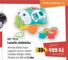 BBT 3510 Letadlo vkládačkaBUDDY TOYS