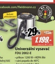 FDU 2002-E Uni.vysavač+ prisl. FIELDMANN