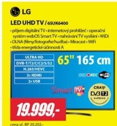 65UK6400LED ULTRA HD LCD TVLG