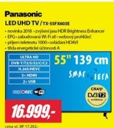 TX 55FX603E LED ULTRA HD TVPANASONIC