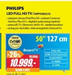 50PFS5823/12 LED FULL HD LCD TV PHILIPS