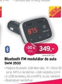 SWM 3500 BT FM MODULÁTOR DO AUTA SENCOR