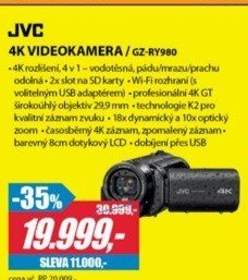 GZ-RY980 4K VODOTĚSNÁ KAMERAJVC