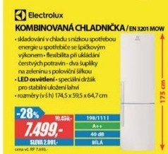 EN 3201MOW CHLADNIČKA KOMBI. ELECTROLUX