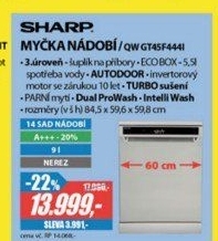 QW GT45F444I MYČKASHARP