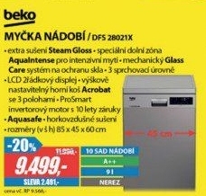 DFS 28021X MYČKA 45CMBEKO