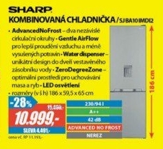 SJ BA10IMDI2 CHLADNIČKA KOMBI. SHARP