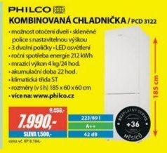 PCD 3122 komb.chladničkaPHILCO