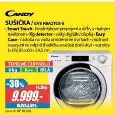 GVS H8A2TCE-S SUŠIČKA PRÁDLACANDY