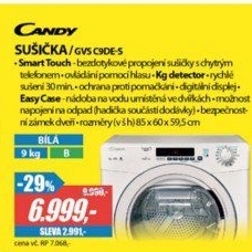 GVS C9DE-S SUŠIČKA PRÁDLACANDY