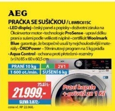 L 8WBC61SC + KAPSLE + LENOR GOLD SET AEG