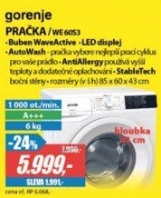 WE 60S3 PRAČKA SLIMGORENJE