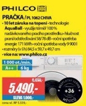 PL 1062 Chiva pračkaPHILCO