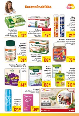 akční leták Teta drogerie 4.10.2018-15.10.2018