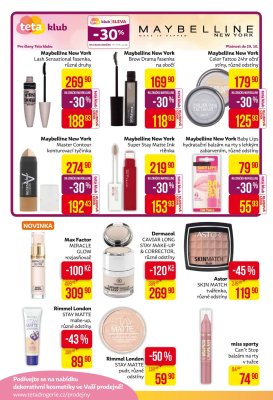 akční leták Teta drogerie 4.10.2018-15.10.2018