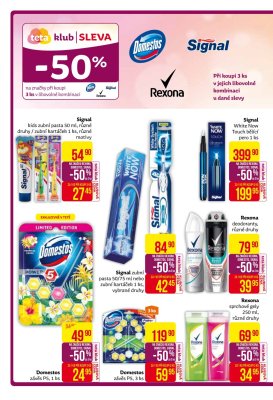 akční leták Teta drogerie 4.10.2018-15.10.2018