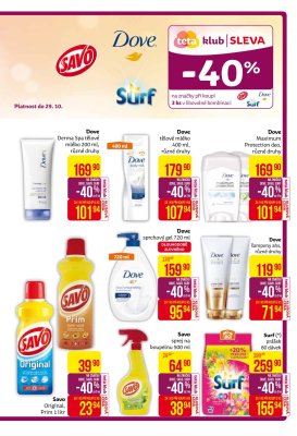 akční leták Teta drogerie 4.10.2018-15.10.2018