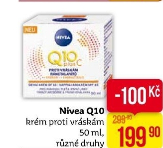 Krém pleťový proti vráskám Q10 Nivea