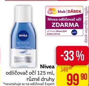 Odličovače očí Nivea