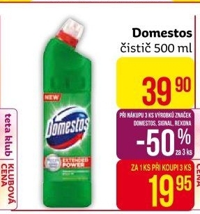 Čistič WC gelový Domestos