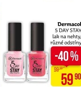 Lak na nehty 5 Day Stay Dermacol