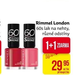 Lak na nehty 60 seconds Rimmel