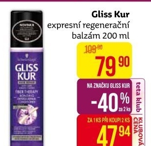 Balzámy na vlasy ve spreji Expres Gliss Kur Schwarzkopf