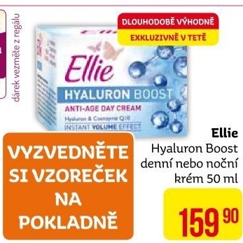 Omlazující pleťový krém Hyaluron Boost Ellie