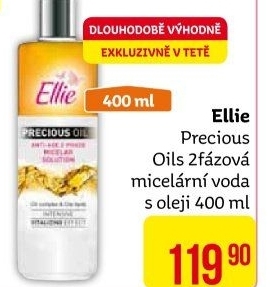 Dvoufázová micelární voda Precious Oils Ellie