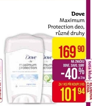 Deodorant stick Maximum Protection Dove