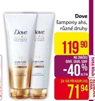 Šampon Advanced Hair Series Dove
