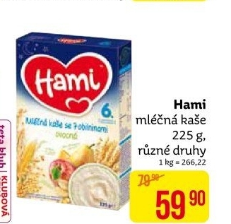 Kaše mléčná Hami