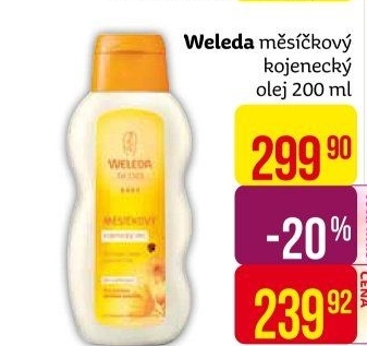 Olej měsíčkový dětský Weleda