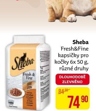 Kapsičky pro kočky Fresh&Fine Sheba