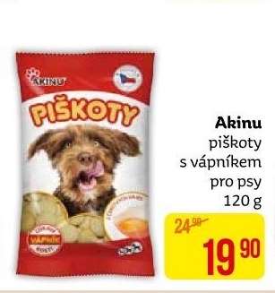 Piškoty s vápníkem pro psy Akinu
