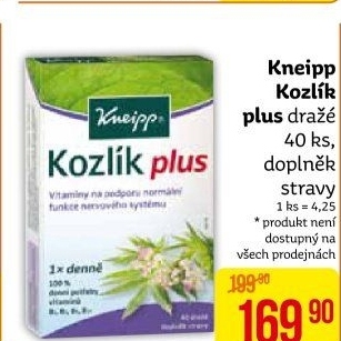 Doplněk stravy Kozlík Plus Kneipp