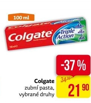 Pasty na zuby Colgate