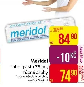 Pasta na zuby Meridol