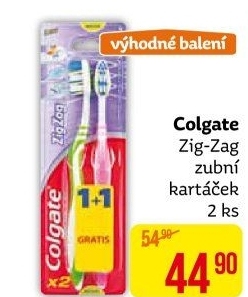 Kartáček na zuby Zig Zag Colgate