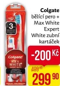 Kartáček na zuby a bělicí pero Max White Expert Colgate