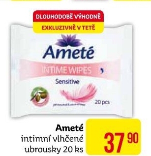 Ubrousky pro intimní hygienu Ameté