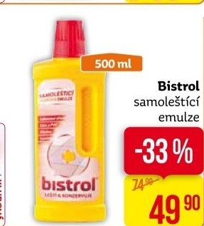 Emulze vosková samoleštící Bistrol