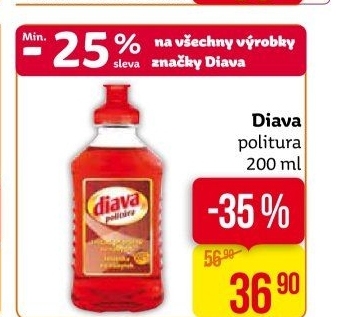 Leštěnka tekutá Diava