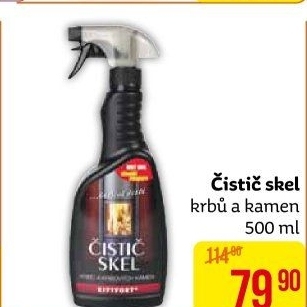 Čistič na krbová skla a kamna Kittfort
