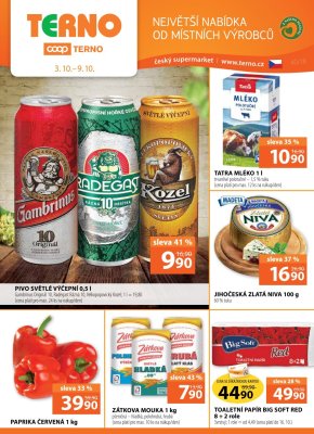 akční leták COOP 3.10.2018-9.10.2018